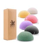 Konjac Facial Sponges for Cleansing Exfoliating - Konjac Face Sponge for washing Face Body  Organic Natural Cleaning Puff Buff Scrubber for Shower Bath SPA for Babys Men Women 6 Count (Pack of 1) - Buy Online on GoSupps.com