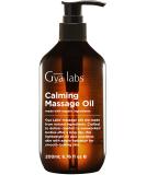 Gya Labs Calming Massage Oil - Natural Aromatherapy Blend with Lavender, Petitgrain, Chamomile, Sweet Orange, Jojoba & Argan Oils - 200 ml - Buy Online on GoSupps.com