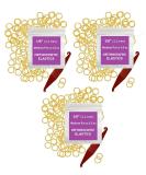 300 Pack 1/8 Inch Orthodontic Elastic Rubber Bands - Natural Medium - Small Rubberbands for Braces, Dreadlocks, Hair Braids - Includes Elastic Placer - Tooth Gap Fix - 3.5 oz - Buy Online on GoSupps.com
