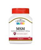 21st Century MSM 1000 mg - Methylsulfonylmethane 90 Tablets for Joint Health - Buy Online on GoSupps.com