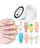 MIZHSE Solid Builder Gel Sculpture Solid Nail Extension Gel for Nail, Non-Sticky Hand Builder Gel Carving Gel Modeling Nail Art Gel 15g (0.5 FL OZ) (Clear) - Buy Online on GoSupps.com