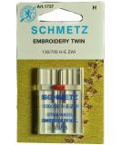 SCHMETZ Twin Embroidery Needle - High Quality Double Needle for Precision Stitching - Buy Online on GoSupps.com
