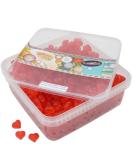 Shop Sugar-Free Fruit Gum Hearts - 1kg XL Candy Box for Valentine's Day - International Shipping Available - Buy Online on GoSupps.com