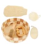 Shop Premium Bath Set - Body Exfoliating Tools Bath Balls & Foot Files for Ultimate Cleanliness | International Shipping Available - Buy Online on GoSupps.com