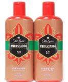 Buy Old Spice Ambassador 2-in-1 Shampoo & Conditioner - 12 fl oz (2 Pack) | Ship Internationally - Buy Online on GoSupps.com