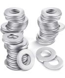 100 Aluminum Flat Washers with Center Hole for Bracelet DIY Craft Jewelry Making - Buy Online on GoSupps.com