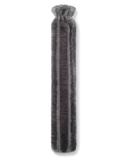Brevian 2L Hot Water Bottle w/ Soft Faux Fur Cover - Dark Grey Long | UK - Buy Online on GoSupps.com