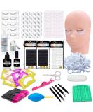  Updated Version Eyelashes Extension Kit Missicee Pro 21 Pcs Eyelash Training Kit with 3 Boxes Individual Eye Lashes Glue Tweezers Tools Case for Makeup Practice Eye Lashes Graft 1 count (Pack of 1) - Buy Online on GoSupps.com