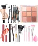 Ultimate Makeup Set Kit for Women Girls & Teens - 9 Color Eyeshadow Foundation Eyebrow Pencil & More - Perfect Gift for All Makeup Lovers - Buy Online on GoSupps.com