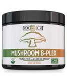 Zhou Nutrition Mushroom 8-Plex Powder - 2.14 oz (60 g) | Immune Support & Health Boost - Buy Online on GoSupps.com