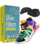Shoe Fillers for Loose Shoes - Anti-Slip Toe Inserts for Perfect Fit | 2 Pairs Black - Buy Online on GoSupps.com