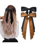 Hair Bows for Women - Bows for Hair Black Hair Ribbons for girls (Black/Coffee) - Buy Online on GoSupps.com
