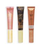 Revolution Pro Cream Face Wand Trio: Vegan & Cruelty-Free Contour, Blush & Highlighter Set - Medium 1x12ml 2x15ml - Buy Online on GoSupps.com