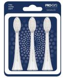 PRO-SYS VarioSonic V110 Ultra Soft Replacement Heads Pack of 3. Also fits Burst Brush! - Buy Online on GoSupps.com