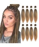 Pre Stretched Braiding Hair 18 Inch 8 Pack Kanekalon Crochet Yaki Extension T27 - Buy Online on GoSupps.com