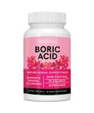 Boric Acid Suppositories for Women | pH Balance & Vaginal Odor Relief | 600mg Feminine Hygiene Supplement | 30 Count - Unscented & Dye-Free - Buy Online on GoSupps.com