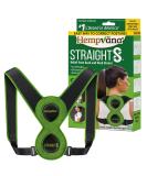 Hempvana Straight 8 Posture Corrector | As Seen On TV | Relieve Back Strain & Slouching | Moisture-Wicking Hemp Fibers | Adjustable & Lightweight | One Size - Buy Online on GoSupps.com