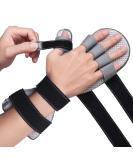 Stroke Hand Brace Splint for Straightening Fingers with 5 Fingers Resting Support Prevent Fingers Curling Dupuytren's Contractures Hand Spasms Fit Right & Left Men & Women - L - Buy Online on GoSupps.com