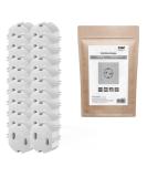 Reer Socket Cap - Original Socket Protection | 20 White Caps in Eco-Friendly Paper Bag - Buy Online on GoSupps.com