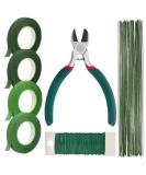 Paxcoo Floral Tape and Floral Wire Arrangement Tools Kit with Wire Cutter 26 Gauge Stem Wire and 22 Gauge Paddle Wire for Bouquet Stem Wrap Florist - Buy Online on GoSupps.com
