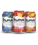 Humm Probiotic Kombucha Best Sellers Variety 12 Pack - Organic, 2 Billion Probiotics for Gut Health - Mango Passionfruit, Blueberry Mint and Strawberry Lemonade 12 Fl Oz (Pack of 12) - Buy Online on GoSupps.com