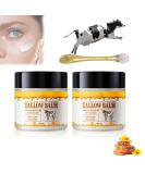 Tallow Honey Balm for Face - Nourishing Tallow & Honey Balm (2pcs) - International Shipping Available - Buy Online on GoSupps.com