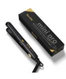 Terviiix Mini Flat Iron for Short Hair Temperature Adjustable 12 Inch Mini Travel Hair Straightener Small Portable Ceramic Hair Straightener for Men Black - Buy Online on GoSupps.com