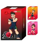 TEKXYZ Boxing Reflex Ball, 2 Difficulty Levels Boxing Ball with Headband, Perfect for Reaction, Agility, Punching Speed, Fight Skill and Hand Eye Coordination Training Black/Red - Buy Online on GoSupps.com