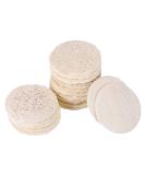 Frcolor 50 Pcs Loofah Face Pads | Exfoliating Sponges for Makeup Removal and Facial Scrub | Reusable Soft Skin Care Pads - Buy Online on GoSupps.com