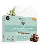 Cosmeau Sustainable Detergent Leaves - 120 Washes | Eco-Friendly Plastic-Free & Degradable Travel Detergent for White Color & Black Wildwald (1 Piece) - Buy Online on GoSupps.com