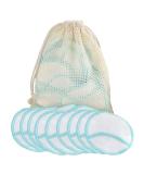 Caiming Washable Makeup Removal Pads - 12 Reusable Bamboo & Cotton Cleansing Pads with Laundry Net | Eco-Friendly Cosmetic Care - Buy Online on GoSupps.com