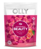 OLLY Undeniable Beauty Gummy: Hair, Skin, Nails Supplement with Biotin, Vitamin C, Keratin - 30 Day Supply, 60 Count - Grapefruit Flavor - Buy Online on GoSupps.com