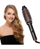 Thermal Brush & Curling Iron Brush - Volumizing Heated Round Brush with Dual Voltage Ceramic Tourmaline LCD Display & 10 Temperature Settings for Travel - Buy Online on GoSupps.com