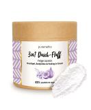 Puremetics 3-in-1 Shower Fluff: Fig & Jasmine Sea Salt Peeling Gel Vegan & Plastic-Free 250g - Buy Online on GoSupps.com