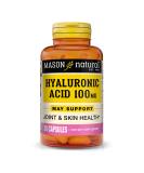 Mason Natural Hyaluronic Acid 100mg | 30 Capsules for Skin & Joint Health - Buy Online on GoSupps.com