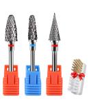 CGBE 3-Pack Nail Cutter Attachments | Tungsten Alloy Grinding Heads for Gel & Acrylic Nails | Fine & Medium Grit Hard Metal Bits - Buy Online on GoSupps.com