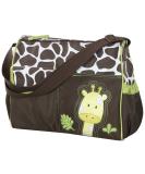 Accessotech Waterproof Baby Diaper Nappy Mummy Changing Handbag Shoulder Bag with Mat Travel (Giraffe Green) - Buy Online on GoSupps.com
