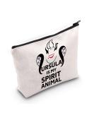 Levlo Villains Ursula Cosmetics Bag - Sea Witch Makeup Bag for Women & Girls | Perfect Gift for Ursula Fans - Buy Online on GoSupps.com