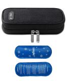 Vianber Insulin Travel Cooling Bag w/ 2 Ice Packs - Diabetes Medical Isothermal Cooler (Black) - Buy Online on GoSupps.com