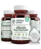 Natural Nutra Ultimate Eye Health Vitamins with Lutemax 2020 - Lens and Retina Supplement for Improved Day and Night Vision, Healthy Macula, and Reduced Eye Fatigue - Bilberry Extract - 60 Capsules - Buy Online on GoSupps.com