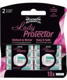 Wilkinson Sword Lady Protector Razor Blades - 100 Pieces for Women's Razors | International Shipping Available - Buy Online on GoSupps.com