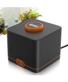 Buy Hygger Extremely Quiet Aquarium Air Pump - 2 Outlets 7W Adjustable Oxygen Pump for Aquariums Up to 2200L | International Shipping Available - Buy Online on GoSupps.com