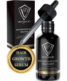 Men's Hair Growth Serum & Scalp Treatment - DHT Blocker for Thinning & Alopecia - Ginger, Castor Oil, Aloe Vera, Peppermint - 1oz - Buy Online on GoSupps.com