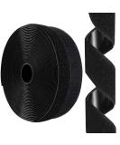 1 Inch x 26 Feet Hook and Loop Tape Sticky Back Fastener Roll  Nylon Self Adhesive Heavy Duty Strips Fastener for Home Office School Car and Crafting Organization 26ft x 1in Black 1 - Buy Online on GoSupps.com