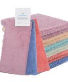 HOPESHINE Face Makeup Remover Cloths - Reusable Wash Cloths for Sensitive Skin - Erase Mascara, Eyeliner, Foundation, Lipstick with Just Water - 12x12 Inch (Pack of 6) - Buy Online on GoSupps.com