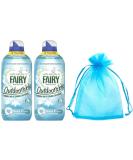 Fairy Outdoorable Non Bio Fabric Conditioner Huggably Soft for Sensitive Skin Ultra Concentrated Freshness 76washes 2Pk 2 x 1064ml + Our Gift for You: Organza Bag Size: 9 x 7 x 0.1cm - Buy Online on GoSupps.com