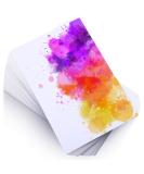 100 Sheet 140lb Blank Watercolor Paper Cards - 4x6 Inch Heavyweight Watercolor Cardstock for Painting, Invitations, Thank You Notes - Art Supply for Kids and Students - Buy Online on GoSupps.com