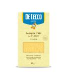 De Cecco Lasagna All'uovo n.112 (500g) - Authentic Italian Pasta for Delicious Homemade Lasagna - Buy Online on GoSupps.com