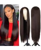 Shop Porsmeer Long Brown Straight Wig for Women - Natural Synthetic Hair - Perfect for Parties & Costumes - Buy Online on GoSupps.com