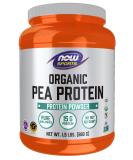 Now Foods Sports Organic Pea Protein - Natural Unflavored 1.5 lbs (680g) | Plant-Based Protein Supplement - Buy Online on GoSupps.com